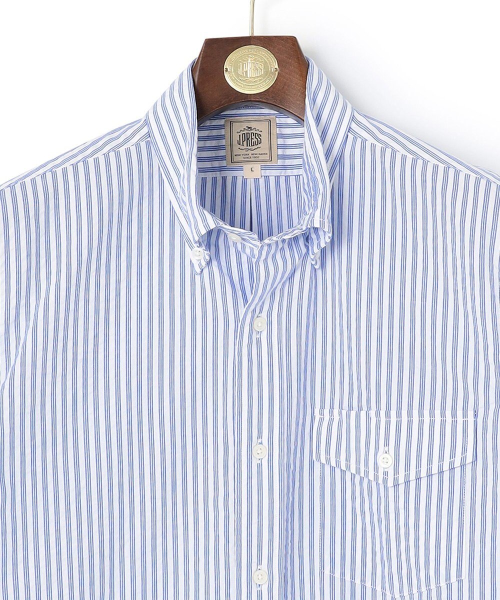 J.PRESS MEN 【WEB・一部店舗限定】シアサッカーストライプ シャツ/B.D 
