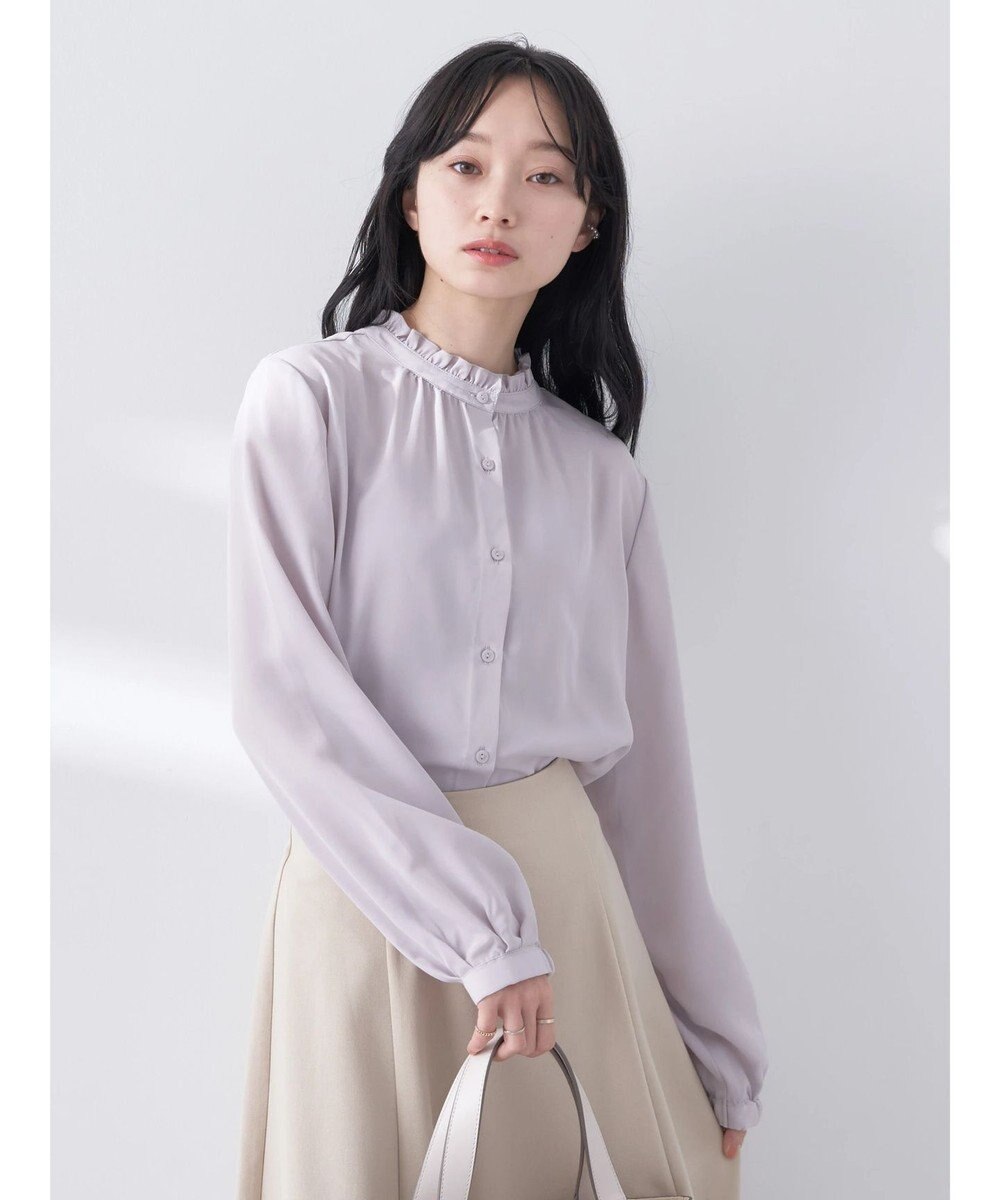 earth music&ecology ２ＷＡＹスタンドフリルブラウス 