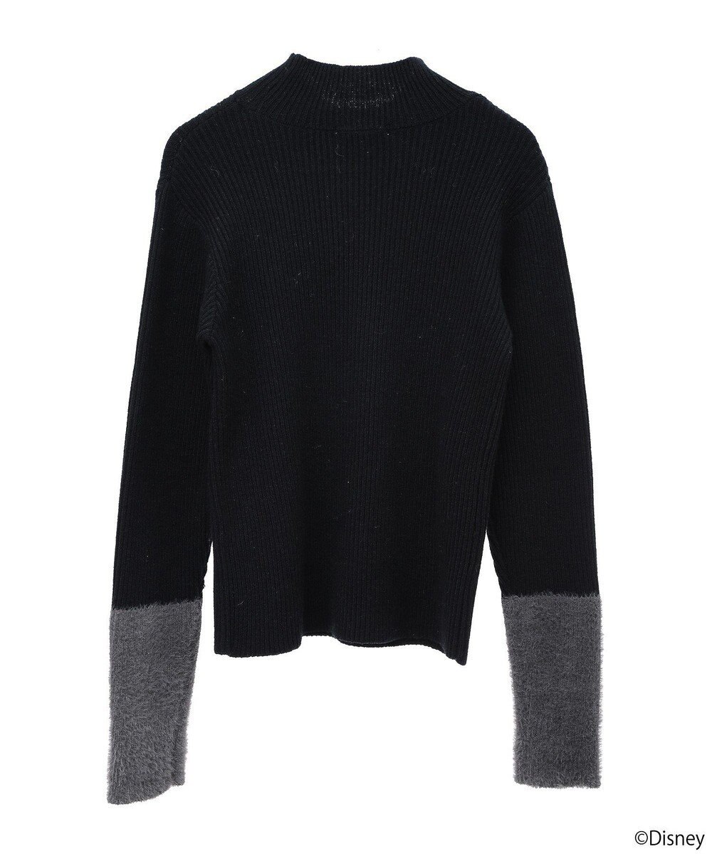 earth music&ecology Ｄｉｓｎｅｙ／フィガロ刺繍袖フェザーニット 