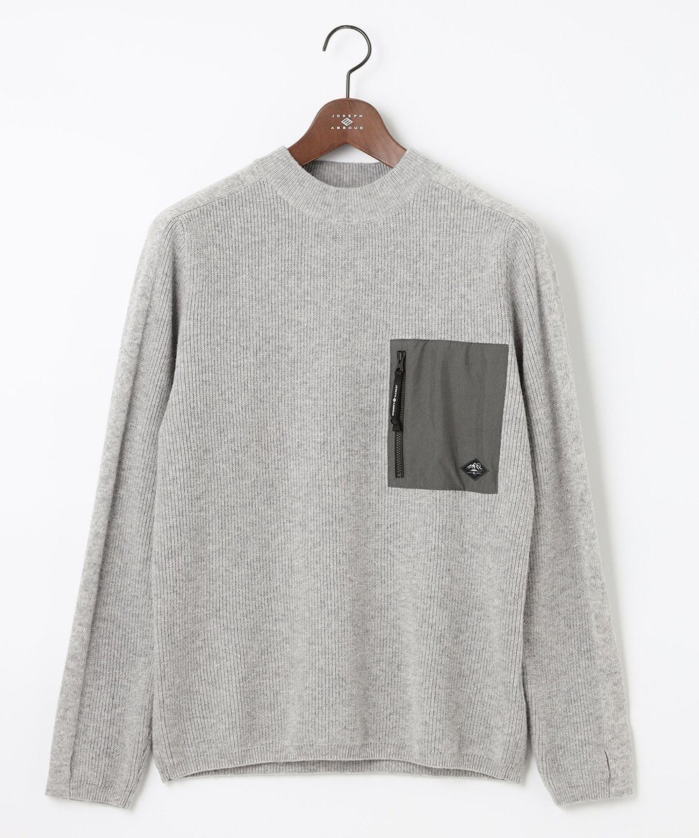 JOSEPH ABBOUD MOUNTAIN 【UNISEX】リサイクルウールポリ ニット 