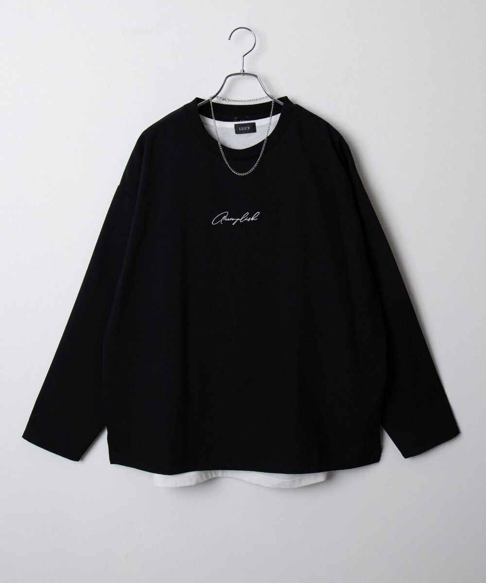 WEGO 【セットアイテム/軽量/シワにならない】ドライポリアンサンブルプルオーバーシャツ（LS） 