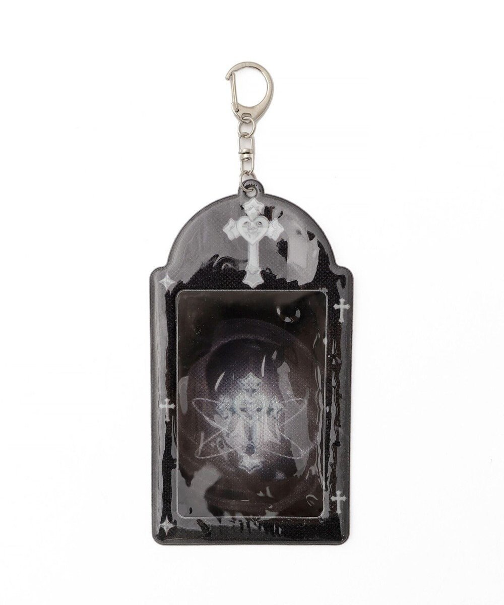 WEGO 【痛バ＆推し活グッズ】ラメクリアカラーモチーフカードホルダーキーホルダー 