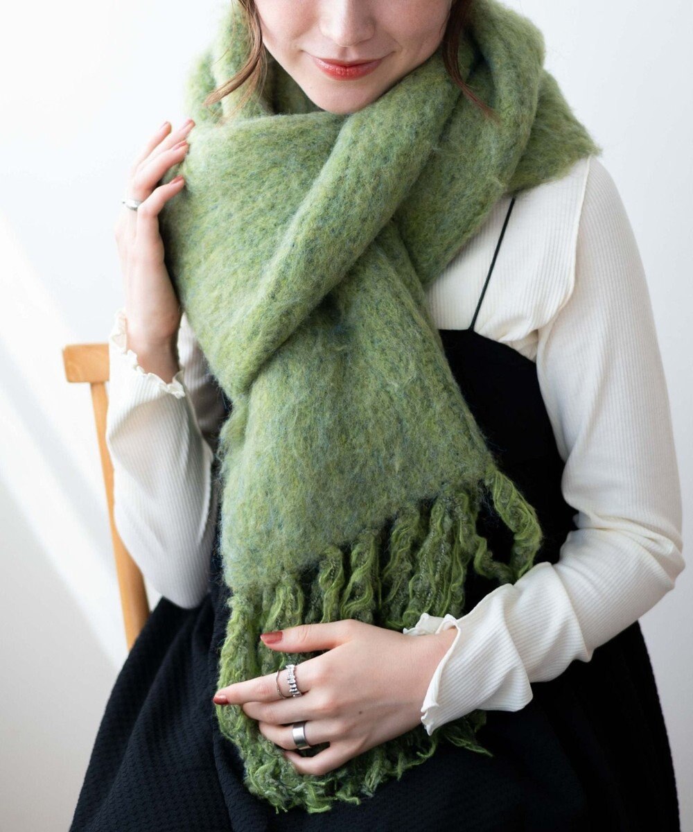 WEGO ブークレニットロングマフラー 