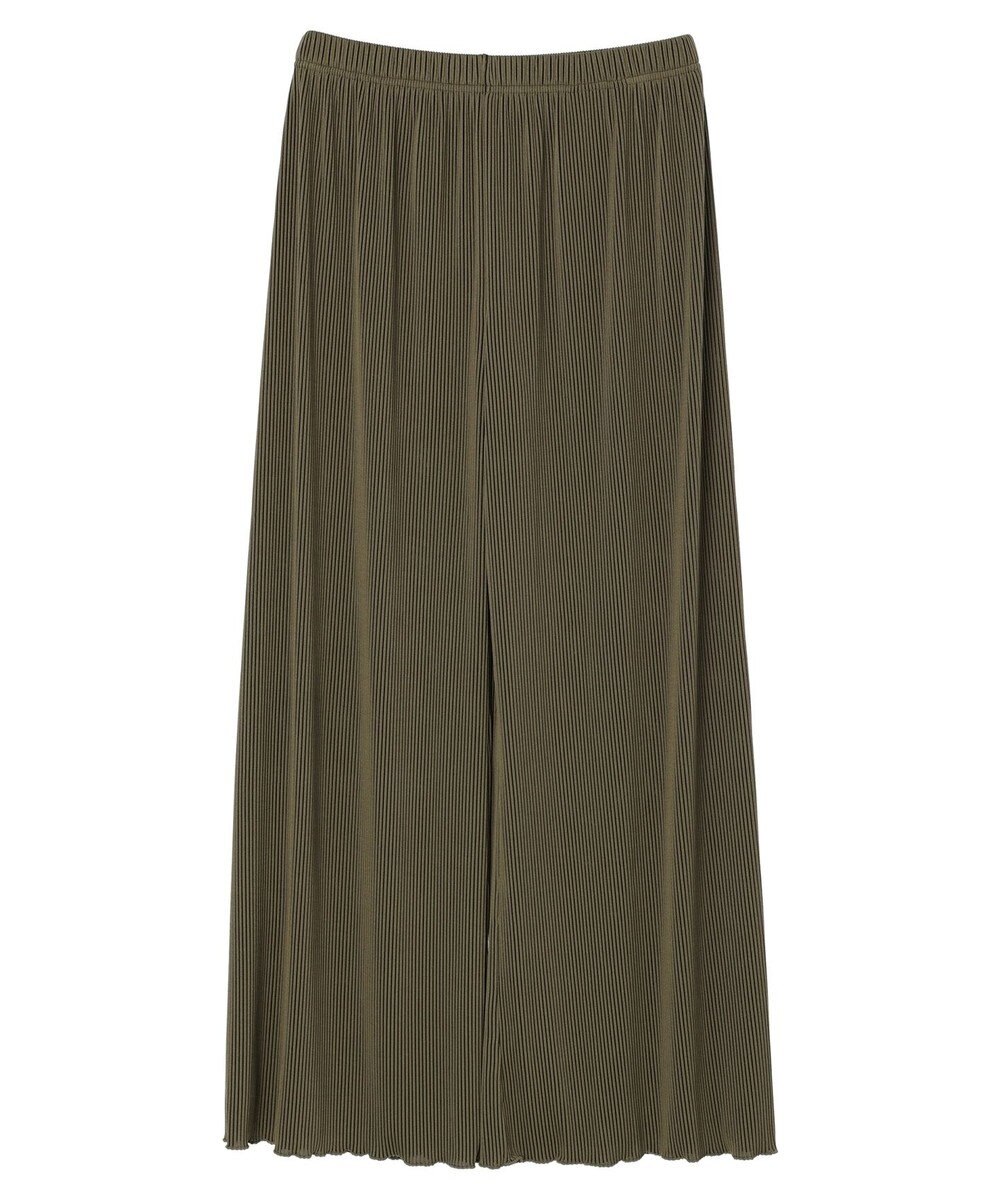 Green Parks プリーツ風カットパンツ 