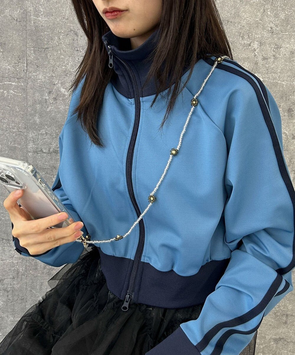 WEGO フラワービーズストラップ 