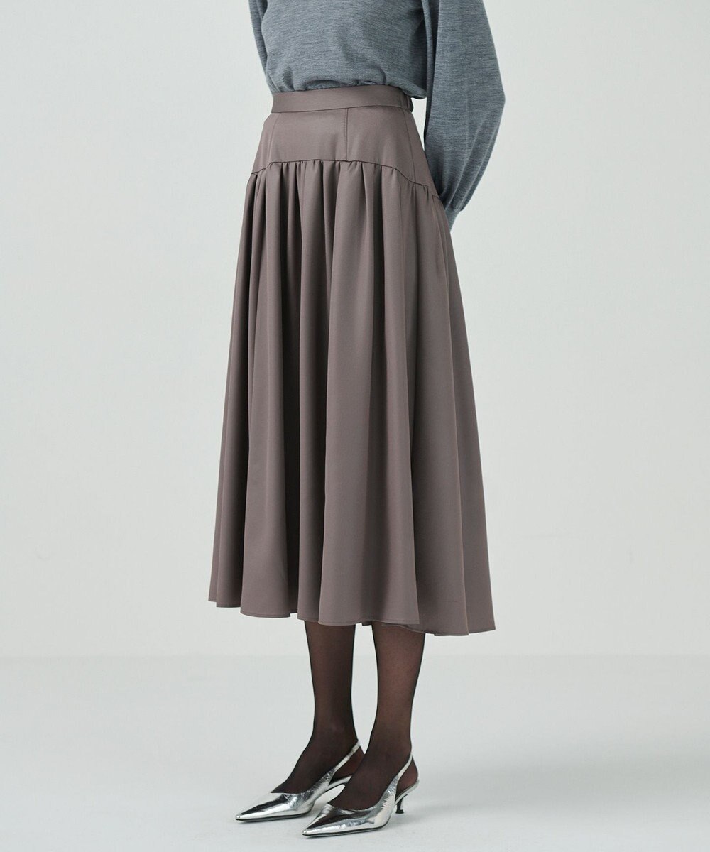 GRACE CONTINENTAL チンツジョーゼットスカート 