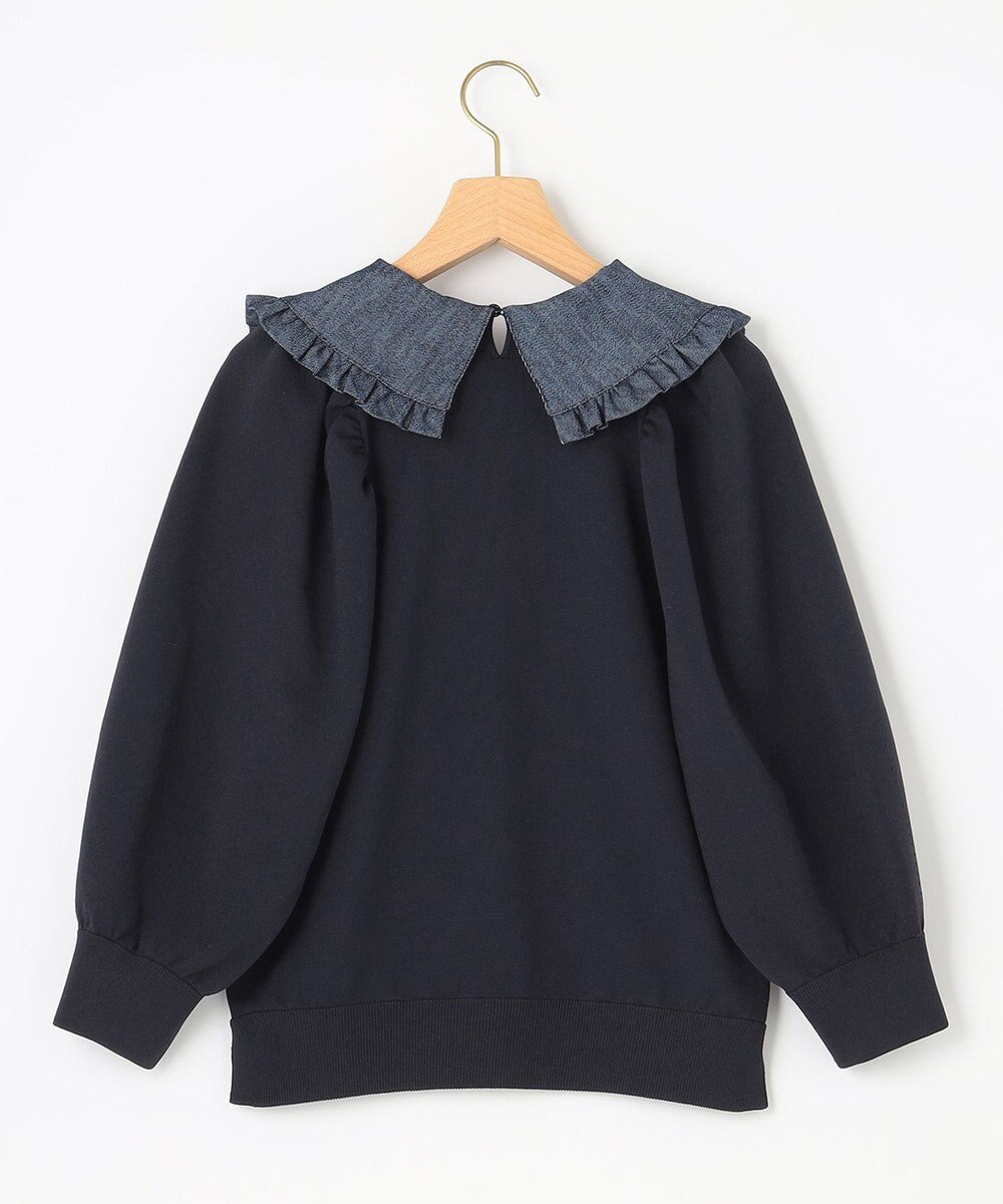 組曲 S 【組曲×setsuko sagittaire】襟付きプルオーバー ニット 