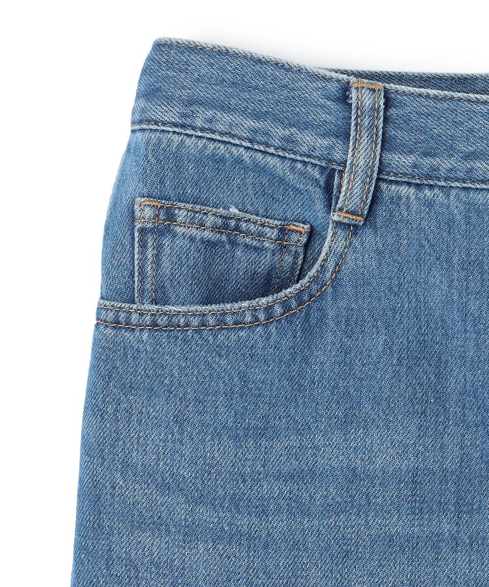 BEIGE， 【洗える】NAVIGLIO / フルレングスデニムバギーパンツ 