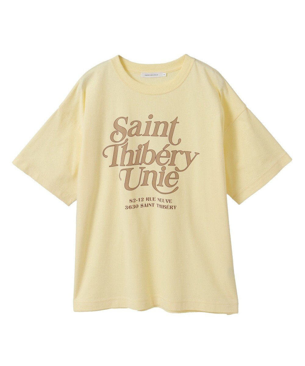 AMERICAN HOLIC デザインロゴプリントＴシャツ 