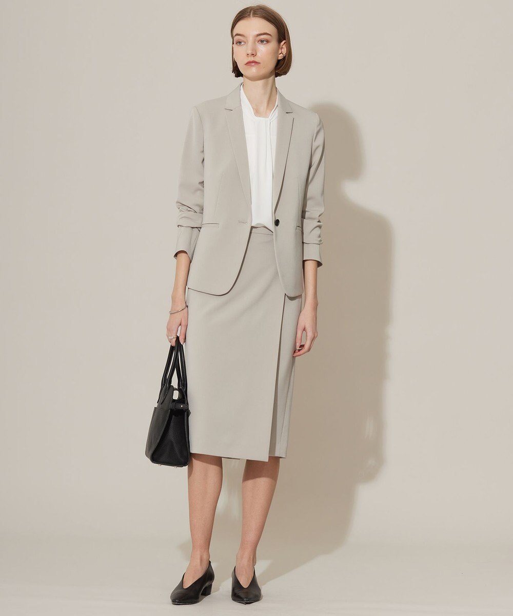 ICB  【新色追加・防シワ・速乾・洗える】Fied ラップ風スカート 