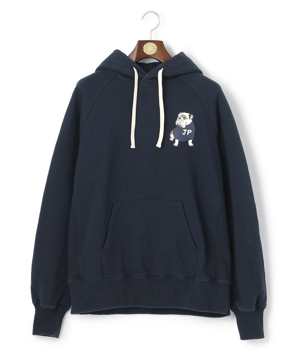 J.PRESS MEN 【Pennant Label】Hoodie / Bulldog 