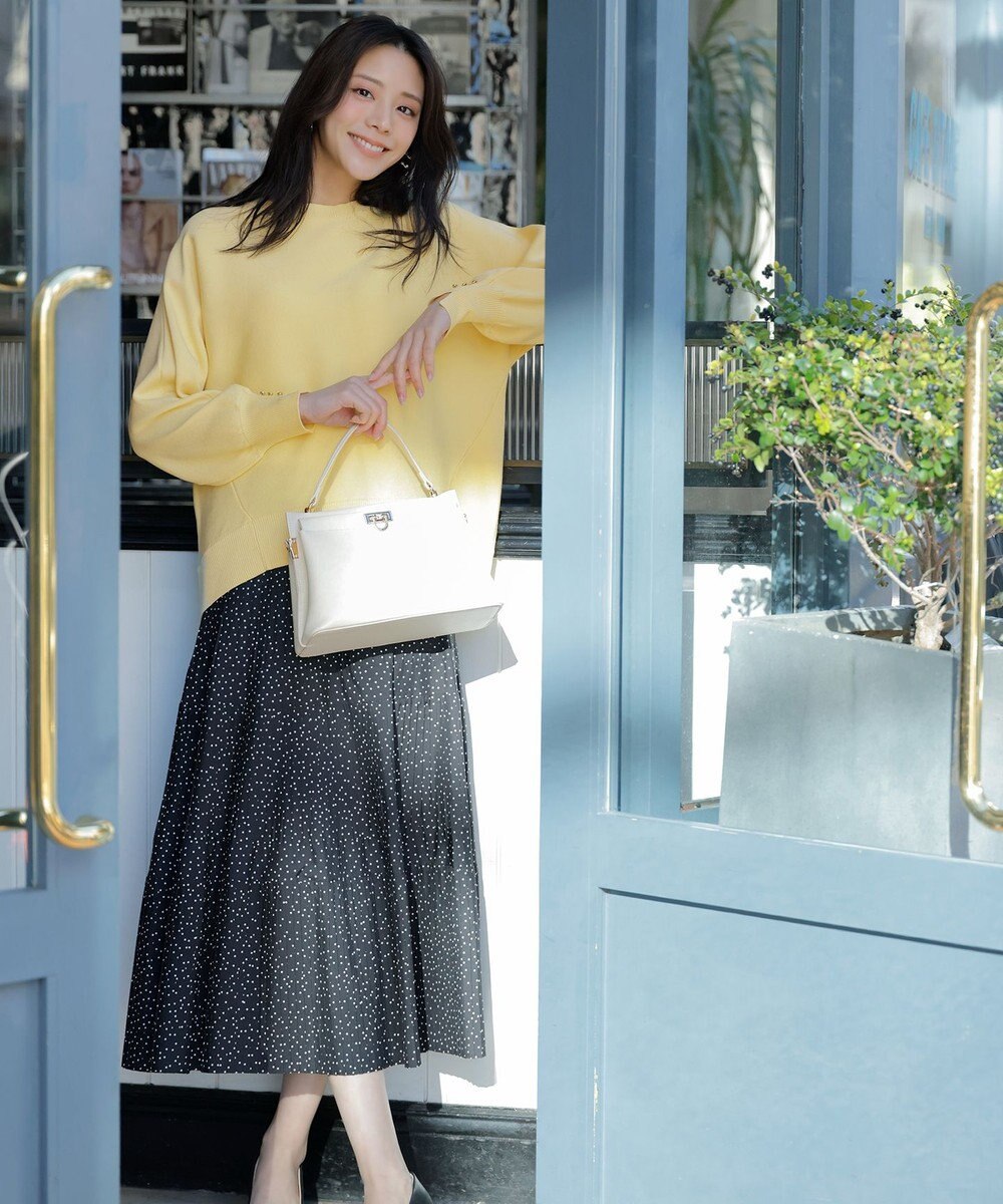 ANY SIS 【2WAY】スクエアミディトート バッグ 