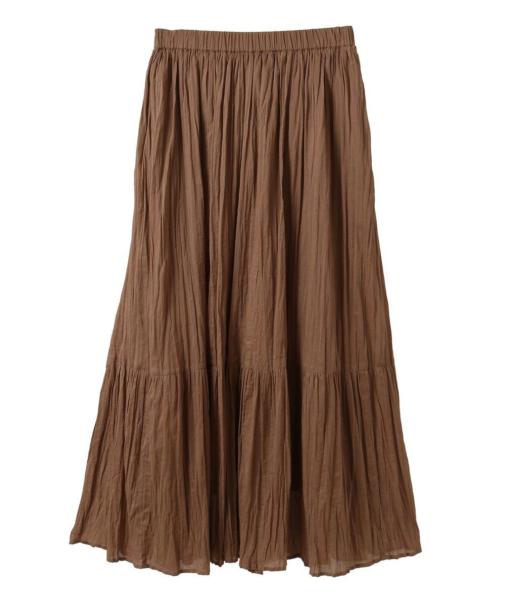 AMERICAN HOLIC ボイルクリンクルティアードスカート 