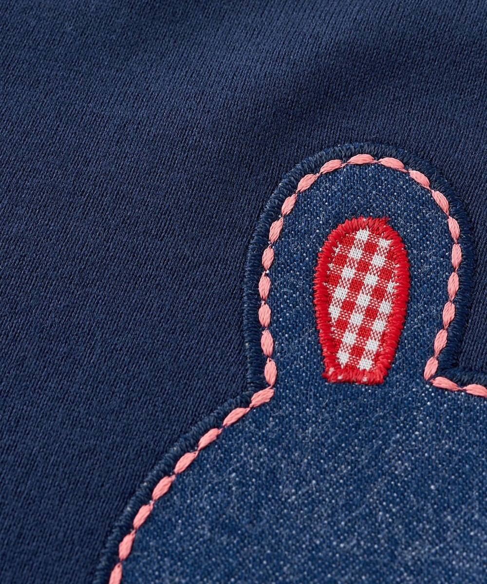 MIKI HOUSE HOT BISCUITS 【80-120cm】折り返しチェック 6分丈パンツ 