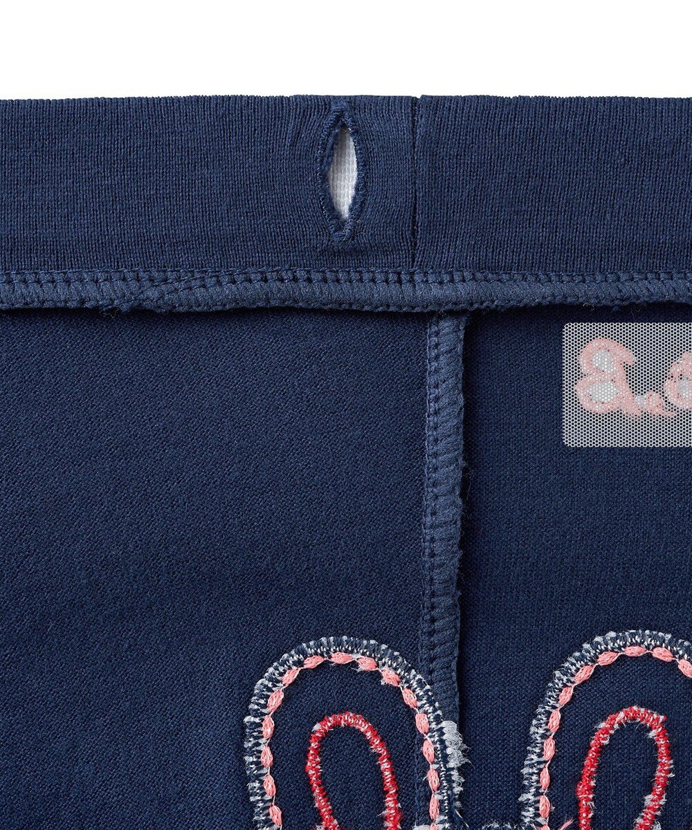 MIKI HOUSE HOT BISCUITS 【80-120cm】折り返しチェック 6分丈パンツ 