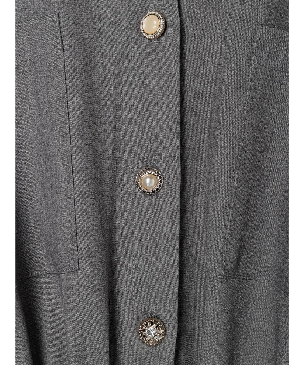 Green Parks ・ＥＬＥＮＣＡＲＥ　ＤＵＥ　Ｖネックイロイロ釦ワンピース 