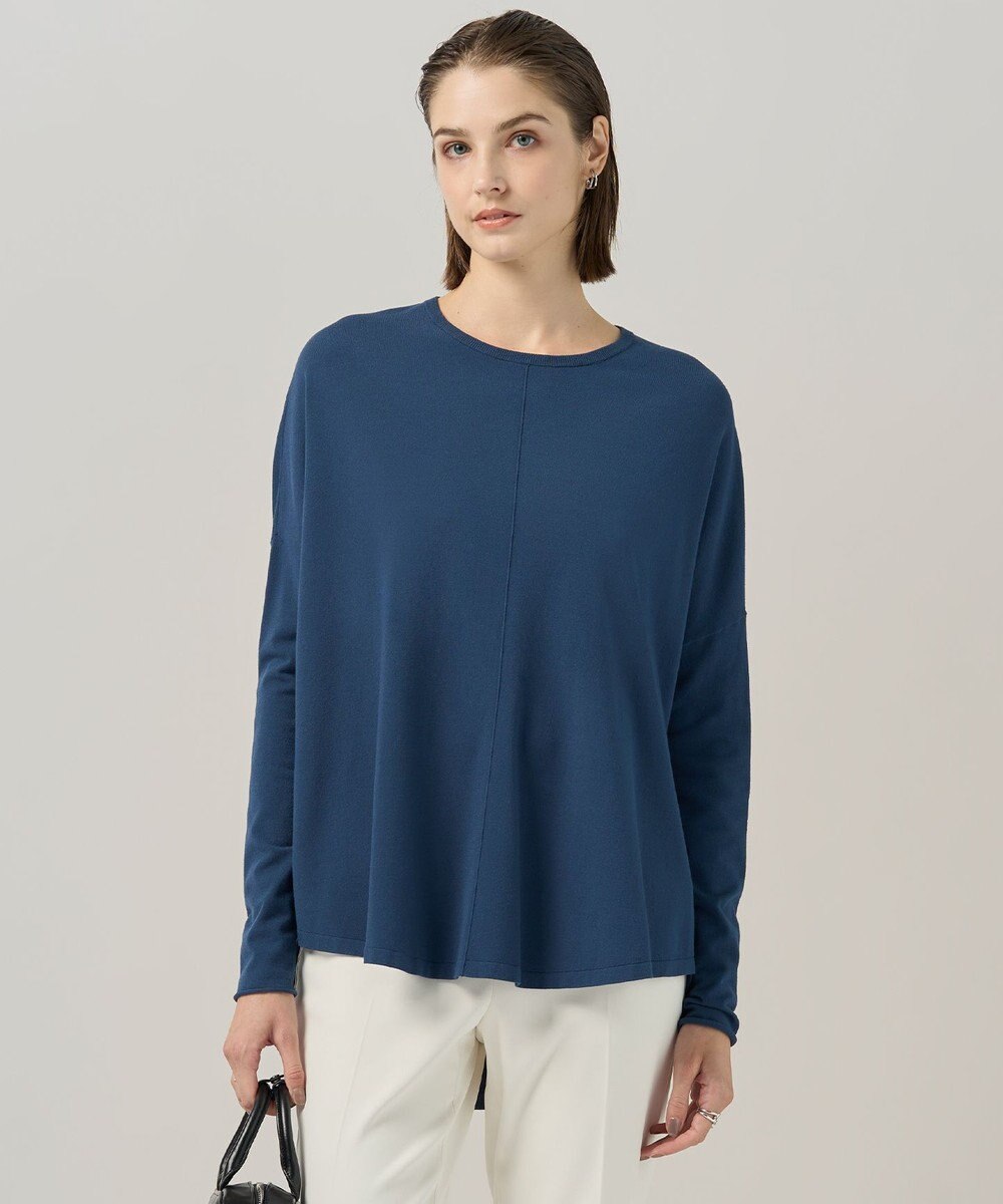 ICB 【洗える】ヴィスコースワイド プルオーバー 