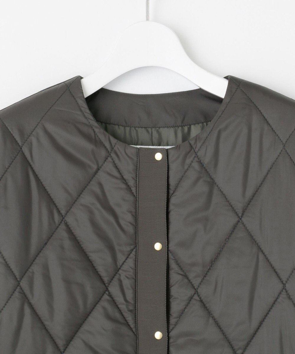 J.PRESS LADIES 高密度タフタ キルティング ロング コート 