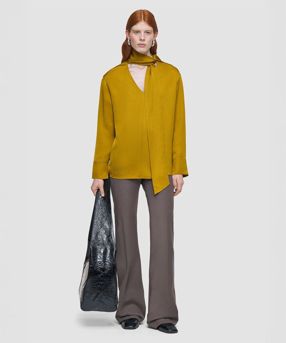 JOSEPH ライトクレープ　ブラウス 