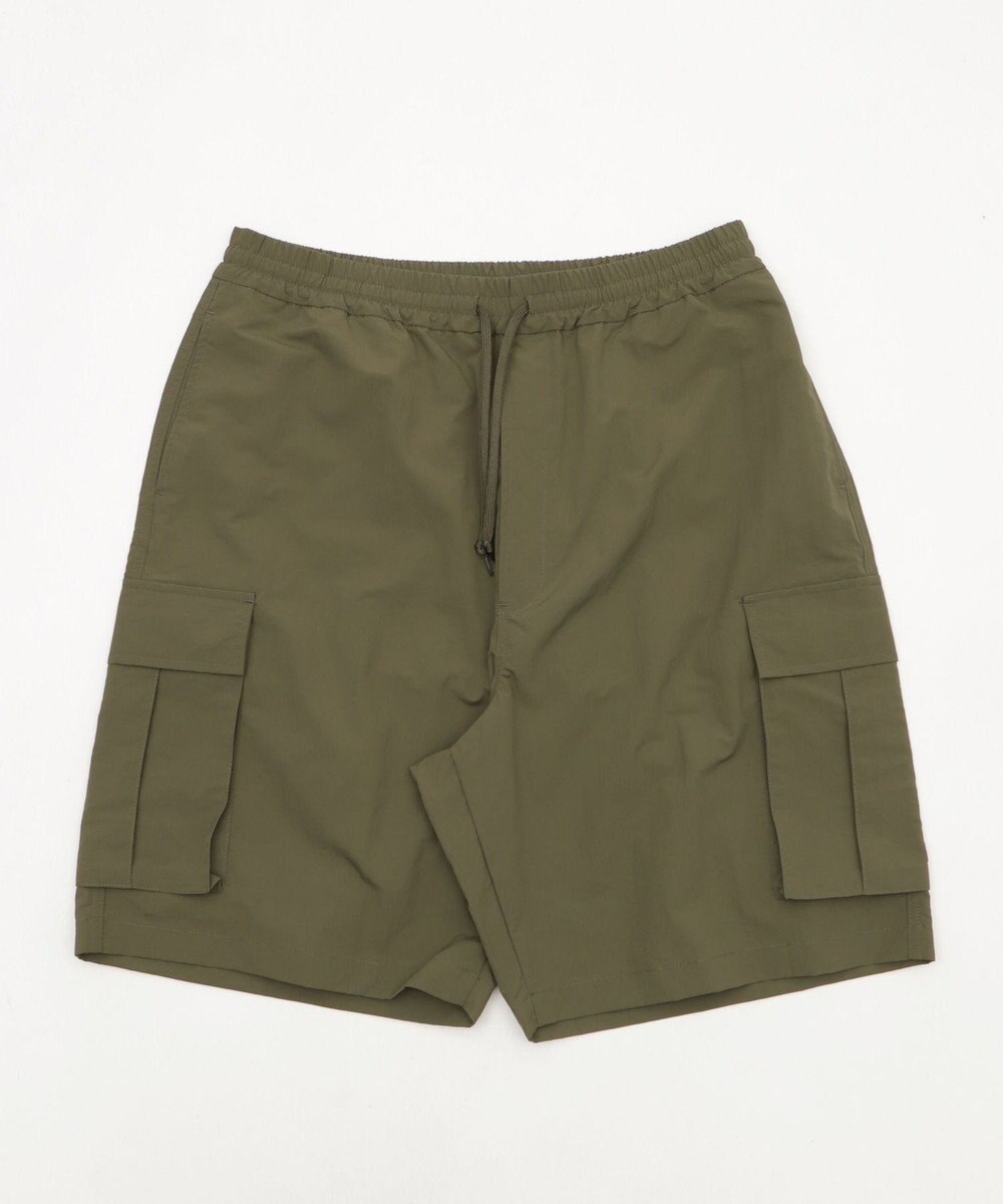 WEGO 【撥水/速乾/ウエストゴム/ユニセックス着用ITEM/MLサイズ展開】ナイロンイージーバギーカーゴショーツ 