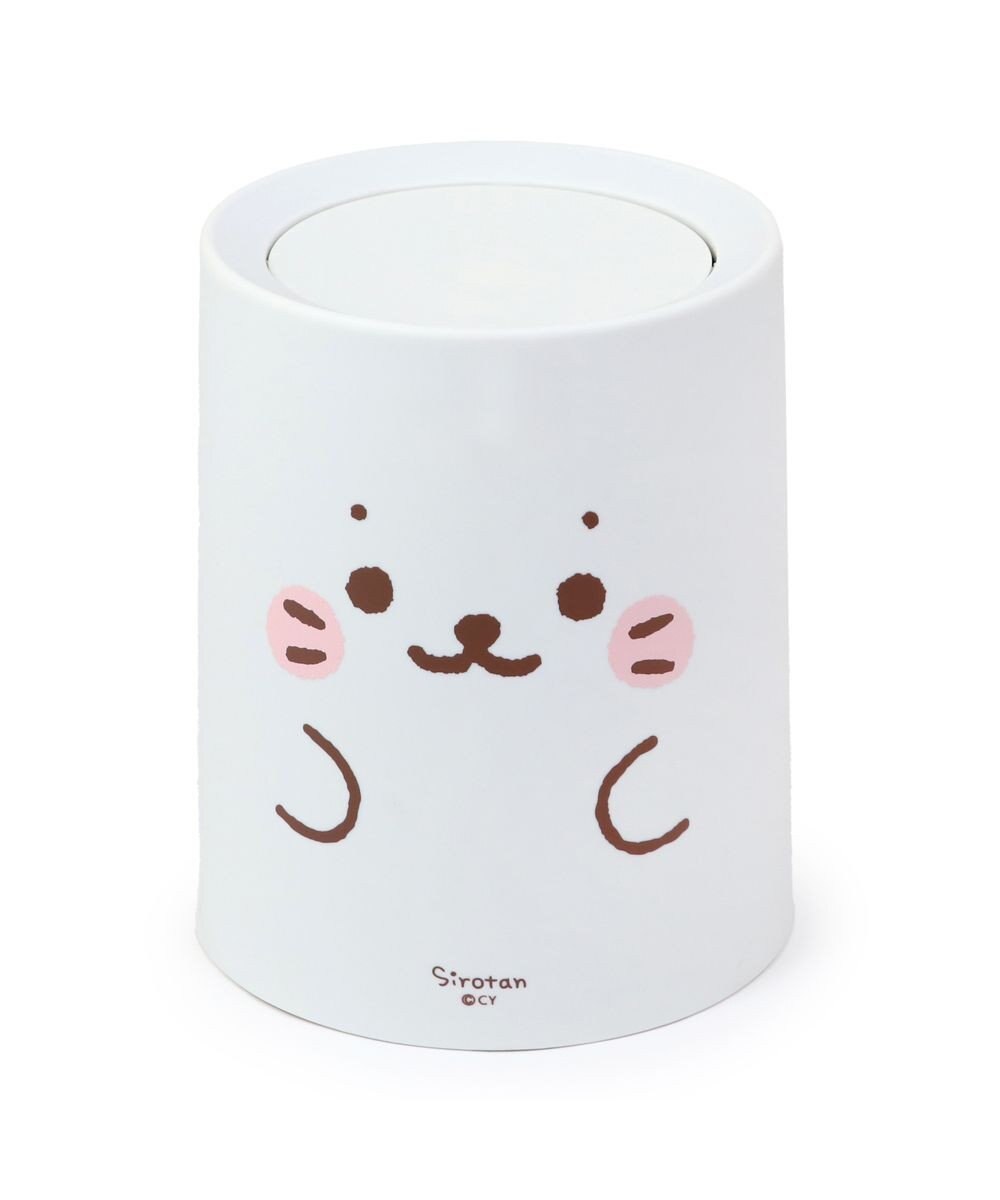 Mother garden しろたん 顔ぼん ダストボックス 大 《12L》 ゴミ箱 