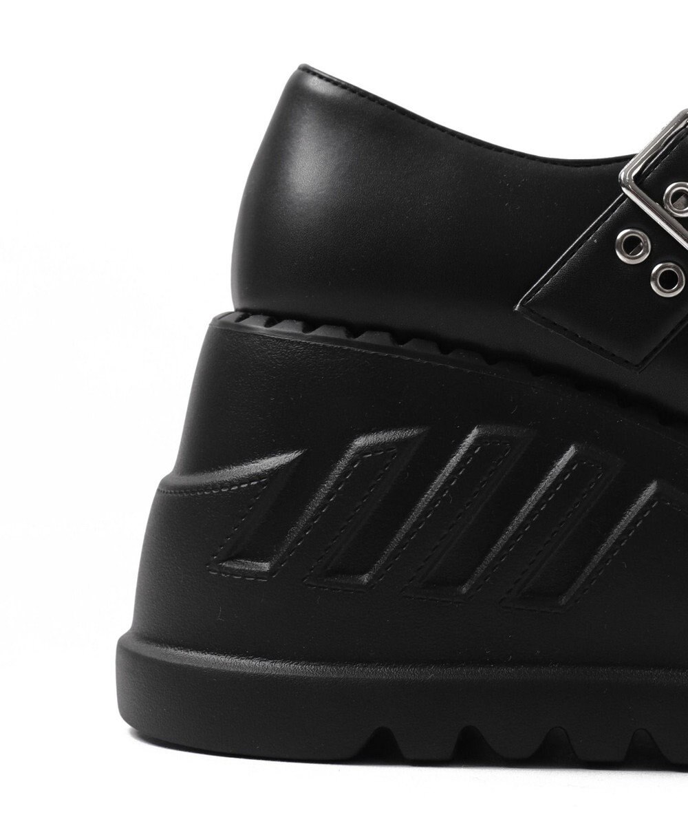 WEGO 厚底ハトメワンストラップシューズ 