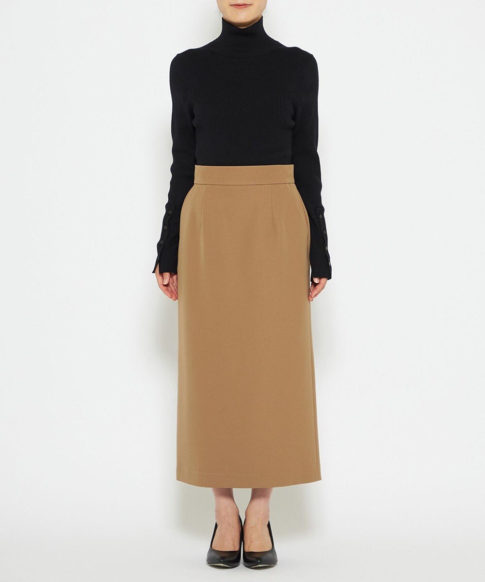 uncrave 【防しわ・UVカット・洗濯機洗い可】バルキーツイル スカート(サスペンダー付き)（uncrave STANDARD） 