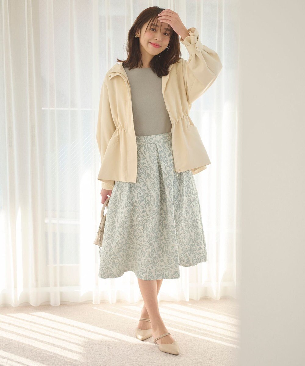Feroux 【セットアイテム】ニット×ジャガードスカート セット 