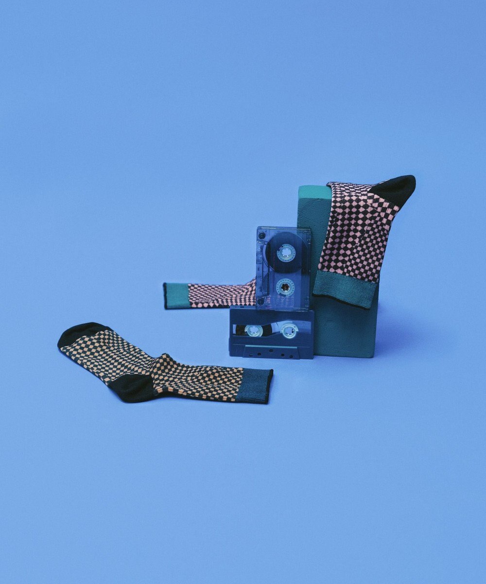TRICOTE CHACKERD LINK SOCKS／チェッカードリンクソックス 