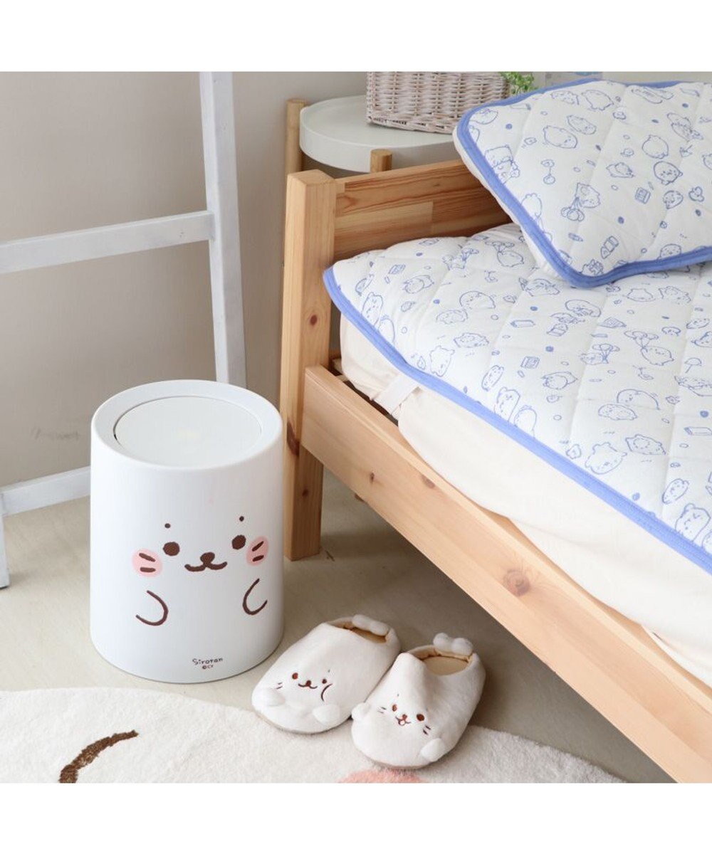 Mother garden しろたん 顔ぼん ダストボックス 大 《12L》 ゴミ箱 