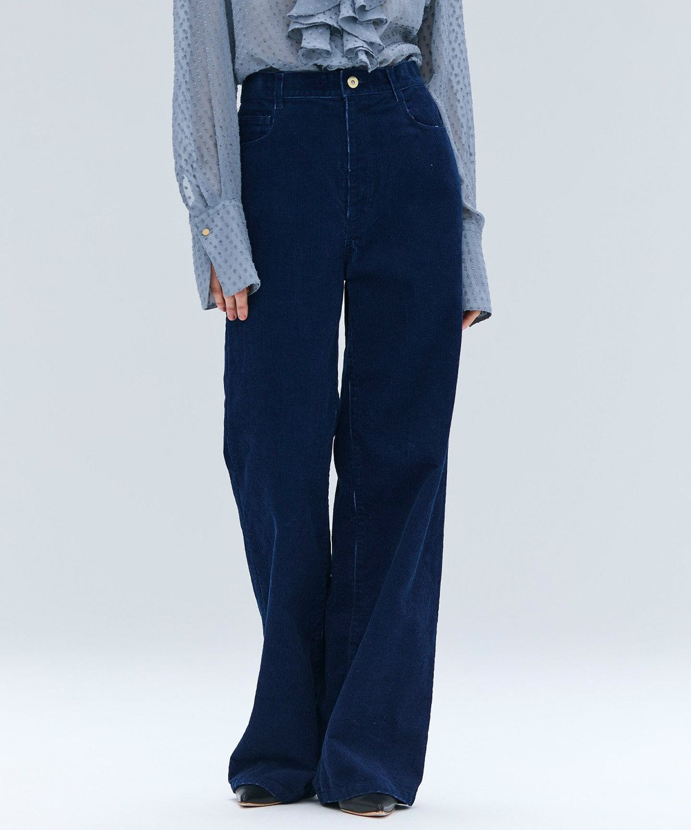 BEIGE， 【洗える・Precious 11月号掲載】BANGS / コットンコーデュロイバギーパンツ 