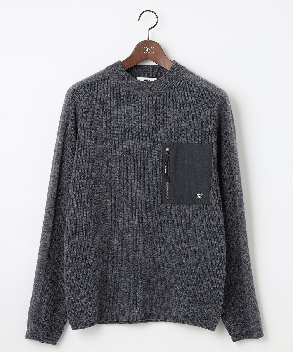 JOSEPH ABBOUD MOUNTAIN 【UNISEX】リサイクルウールポリ ニット 