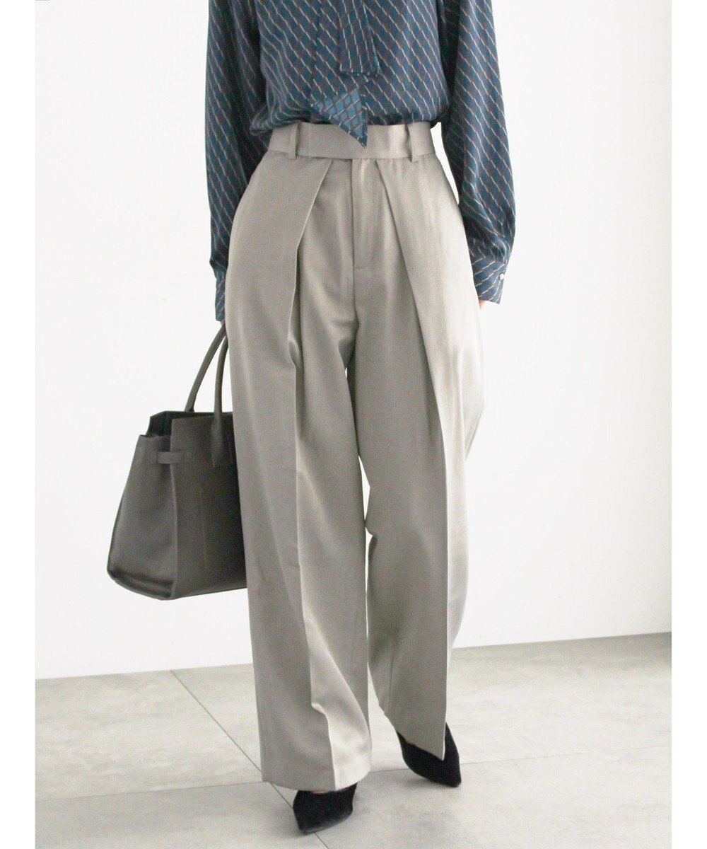 Te chichi シャイニーワイドスラックス 