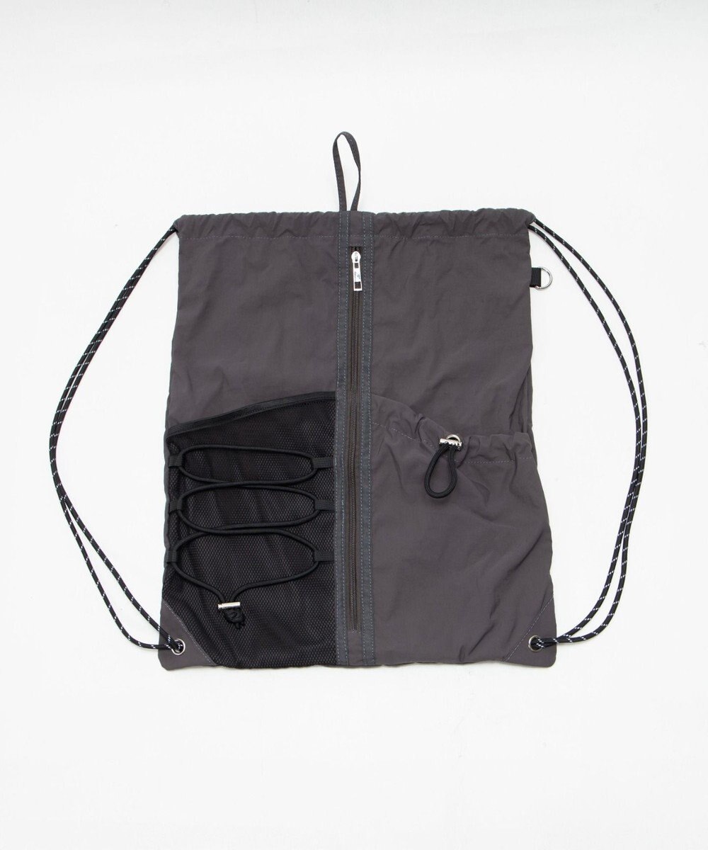 WEGO 【ユニセックス着用ITEM】センターzipナップサック 