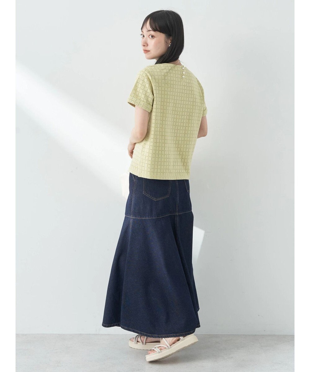 earth music&ecology ジャガードレースプルオーバー 