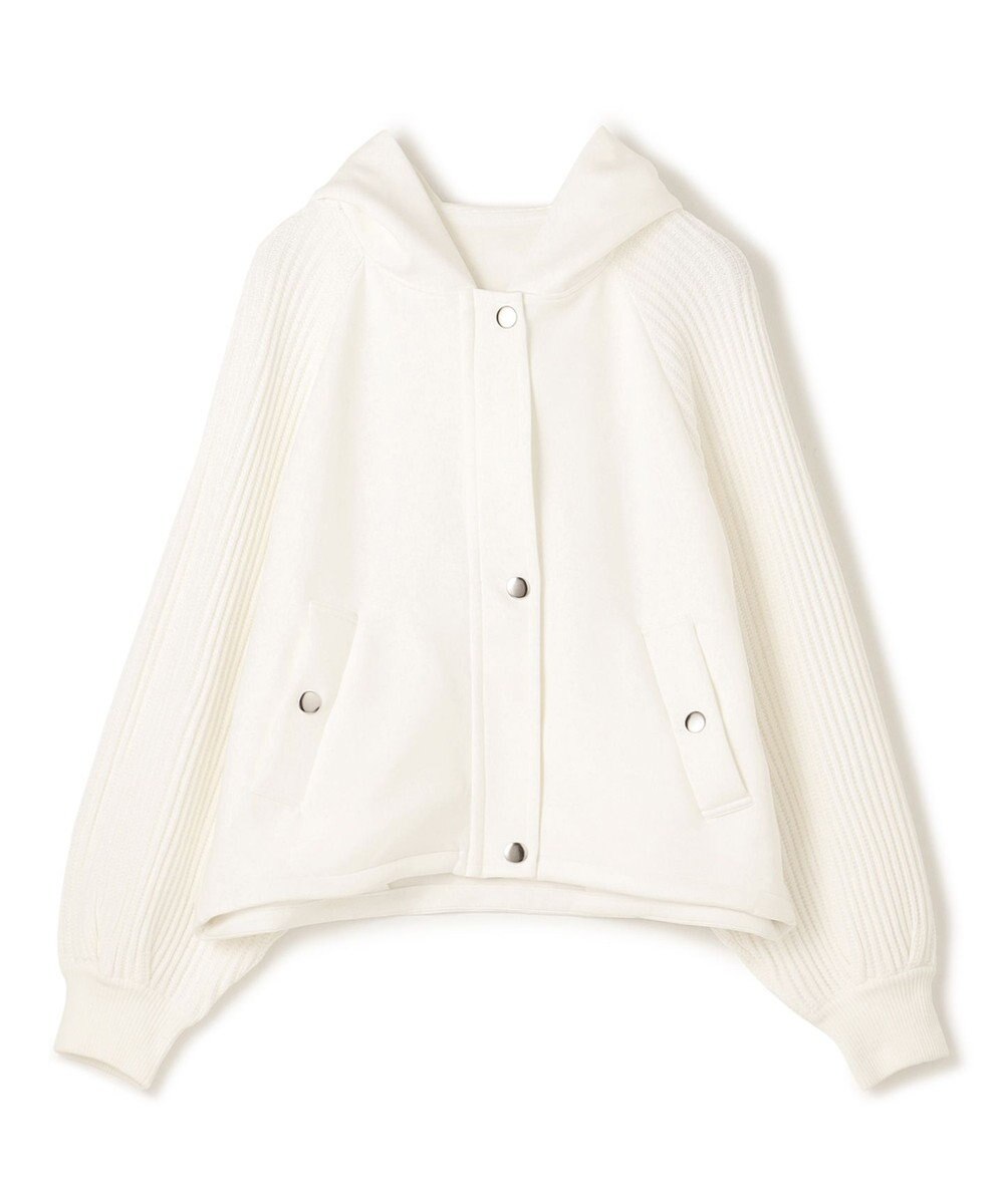 GRACE CONTINENTAL ニットコンビパーカー 