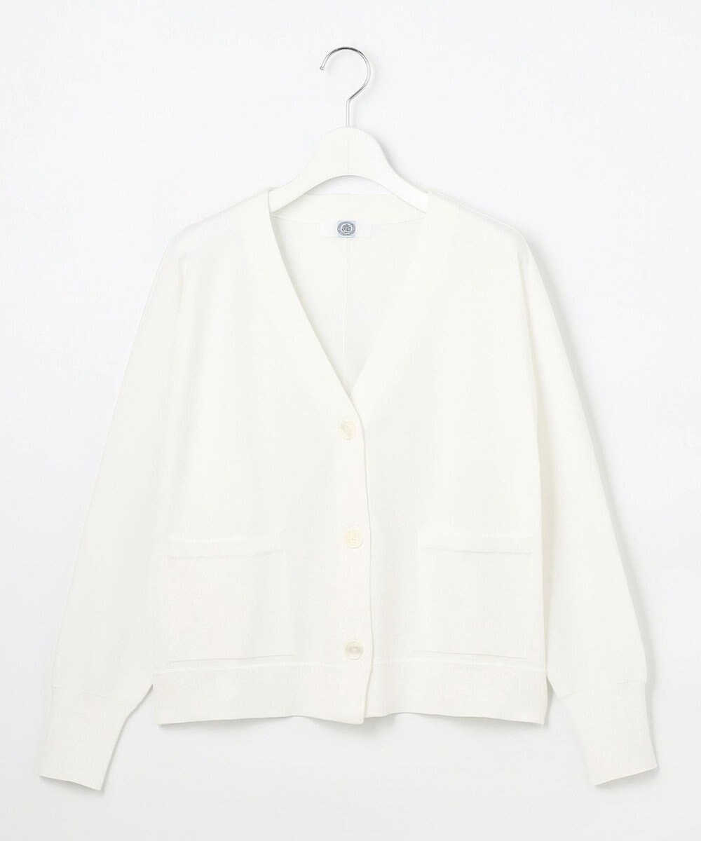 J.PRESS LADIES L 【洗える】Cotton Acetate ドルマンスリーブ カーディガン 