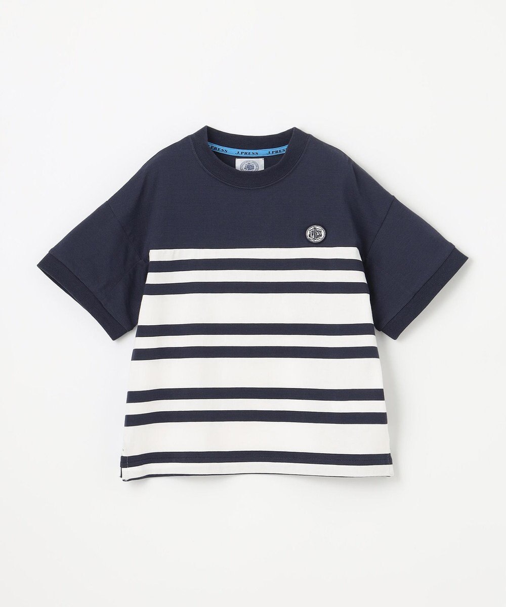 J.PRESS KIDS  【100-130cm】 ボーダービックシルエットＴシャツ 