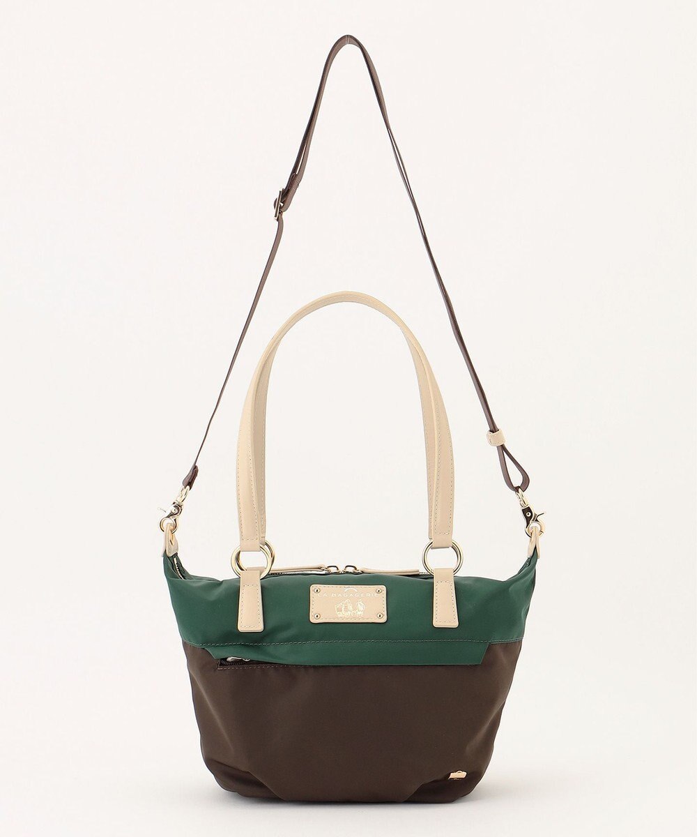 LA BAGAGERIE ウォータープルーフナイロン　2WAYハンドバッグ 