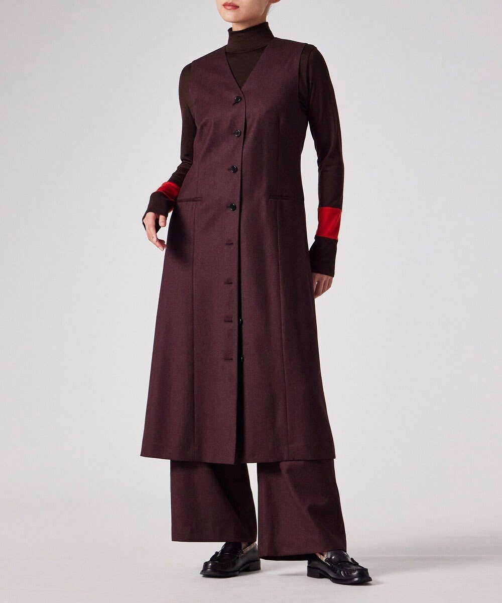 Paul Smith カシミアブレンド フランネル ジャンパースカート 