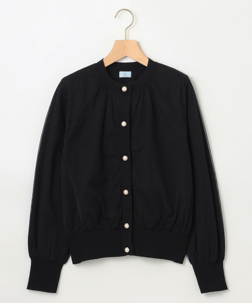 組曲 L 【WEB限定】チュールニット ブルゾン 