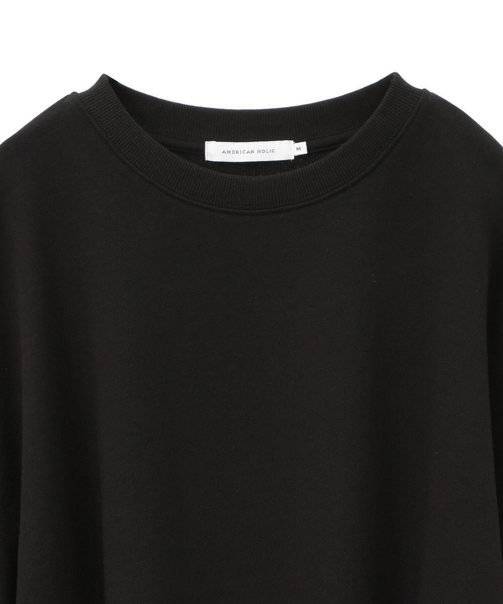 AMERICAN HOLIC ミニ裏毛タックスリーブショートプルオーバー1 