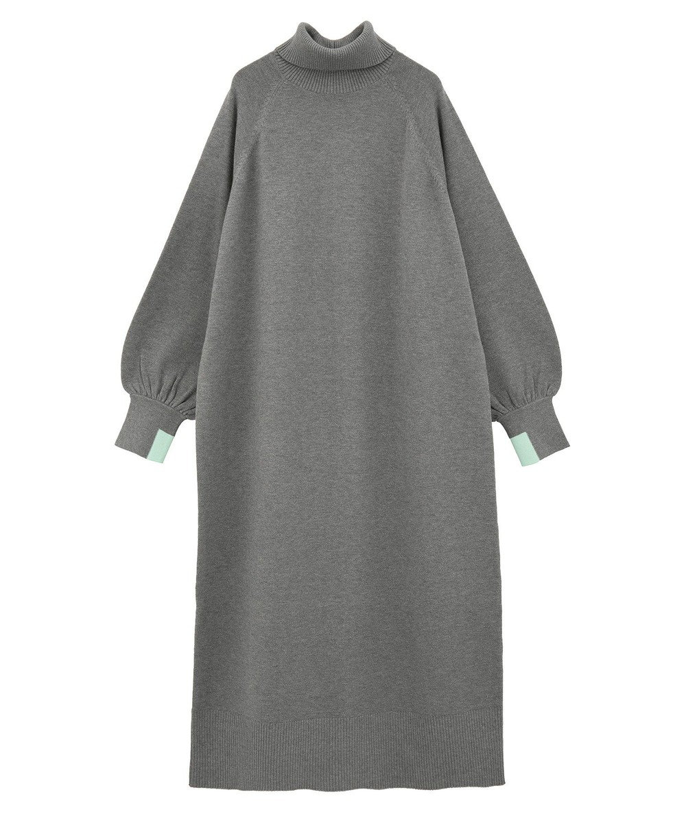 AMERICAN HOLIC バイパチモックネックニットワンピース 