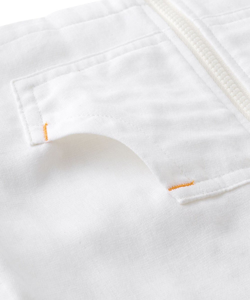 MIKI HOUSE HOT BISCUITS 【80-120cm】二重織ガーゼ素材 パーカ 