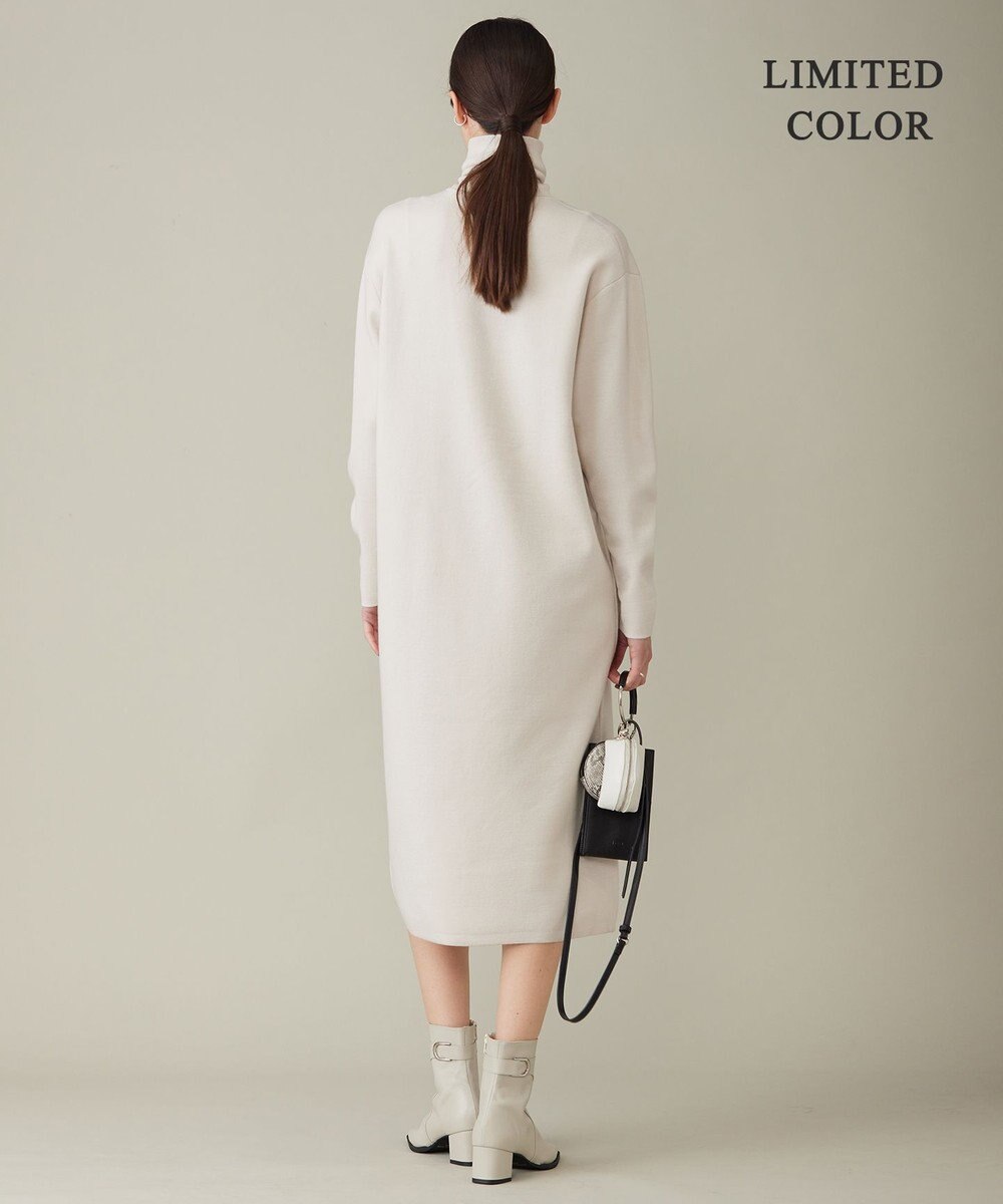 ICB 【WEB限定カラーあり】ウールブレンドスムース レイヤードデザインワンピース 