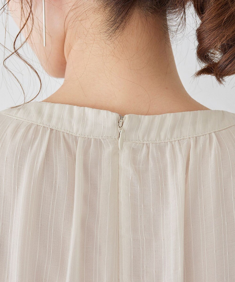 Tiaclasse 【新色追加・洗える】シフォンギャザーワンピース 