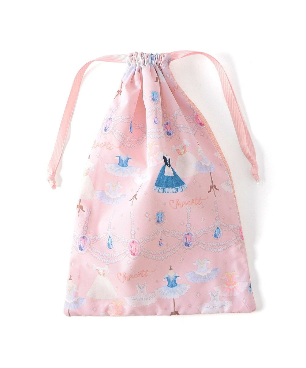 Chacott ジュエルチュチュ半メッシュ巾着M 