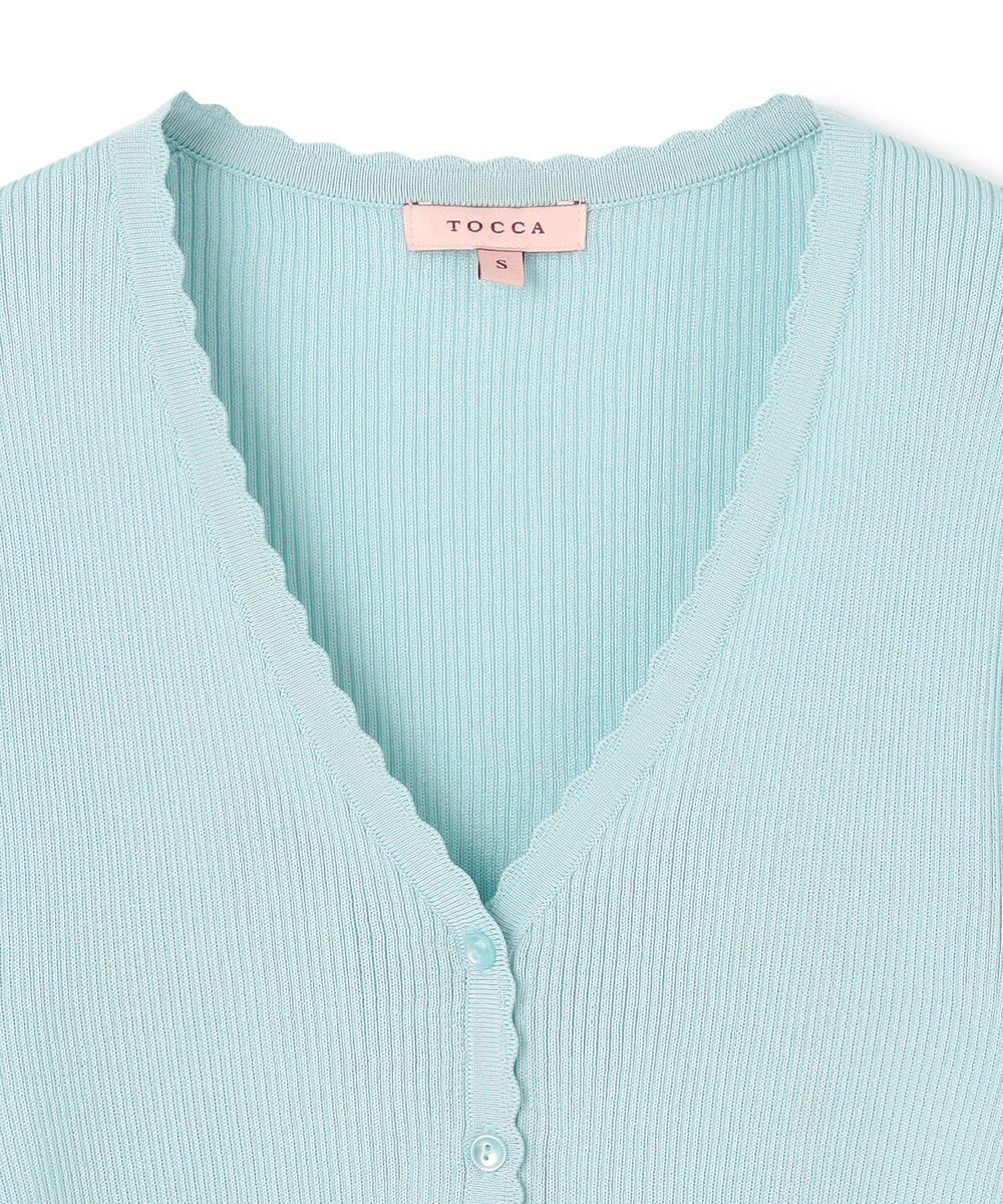 TOCCA EYELET AJISAI CARDIGAN カーディガン 