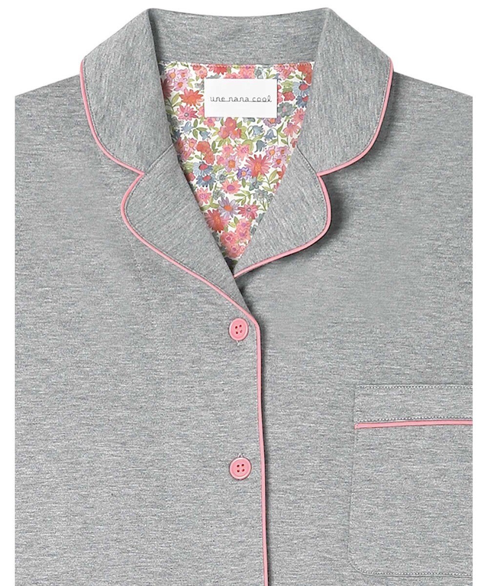 une nana cool 【綿100%】40/2コーマ天竺シルケットパジャマ MADE WITH LIBERTY FABRIC 