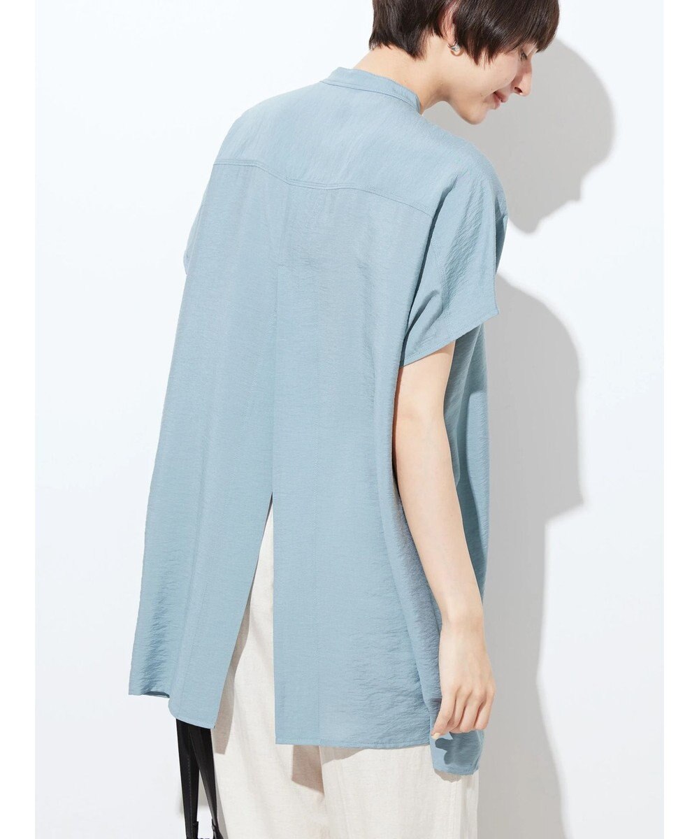 AMERICAN HOLIC ブザムフレンチスリーブバックオープンチュニック 